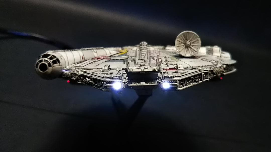 ミレニアムファルコン MF 電飾改修 　完成品 ビークルモデル　1/350 ④