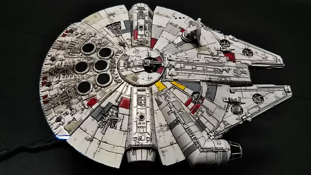 ミレニアムファルコン MF 電飾改修 　完成品 ビークルモデル　1/350 ④