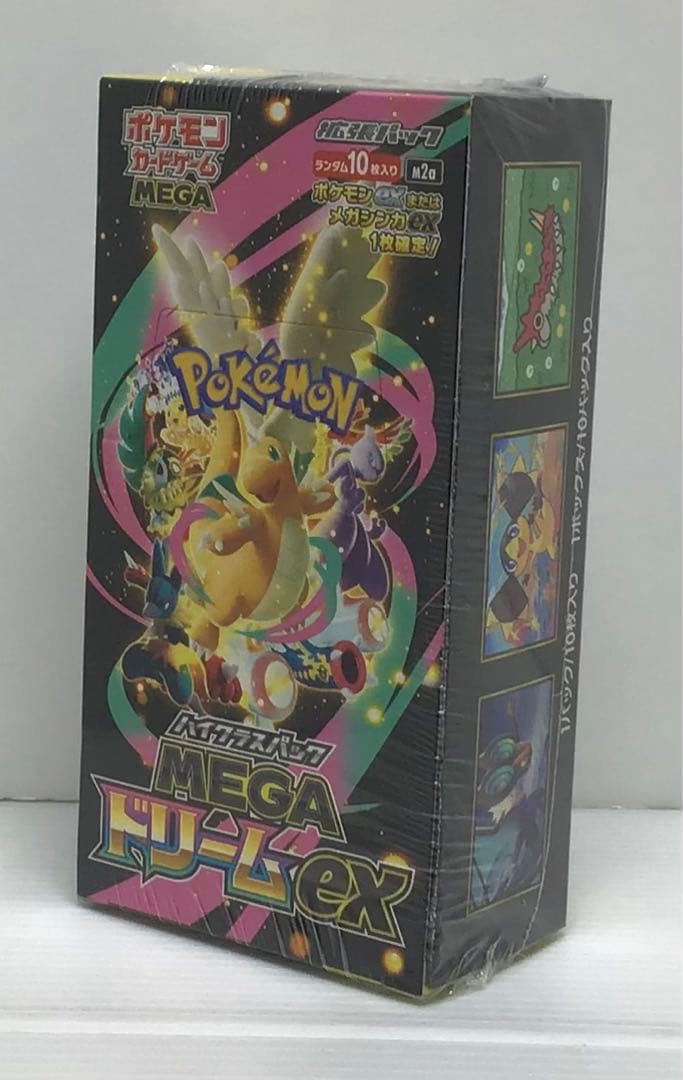 【新品未開封品】ポケモンカードMEGA ドリームex シュリンク付①BOX❸