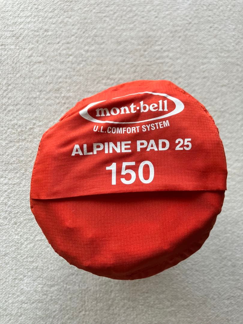 中古 モンベル アルパインパッド 25 150