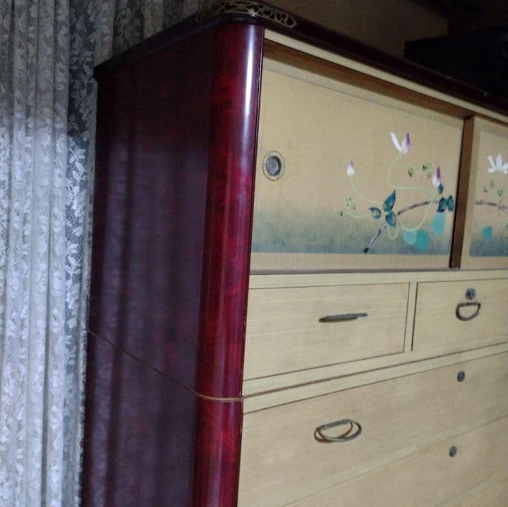 桐箪笥　婚礼家具　桐タンス　総桐箪笥　 年代物　和ダンス　レトロ　昭和　高級