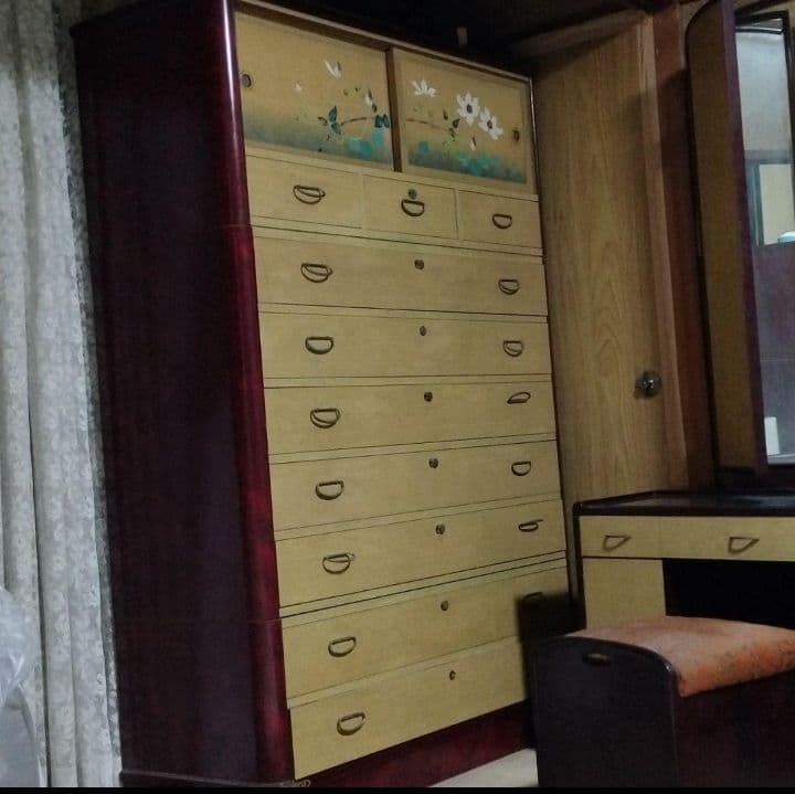 桐箪笥　婚礼家具　桐タンス　総桐箪笥　 年代物　和ダンス　レトロ　昭和　高級