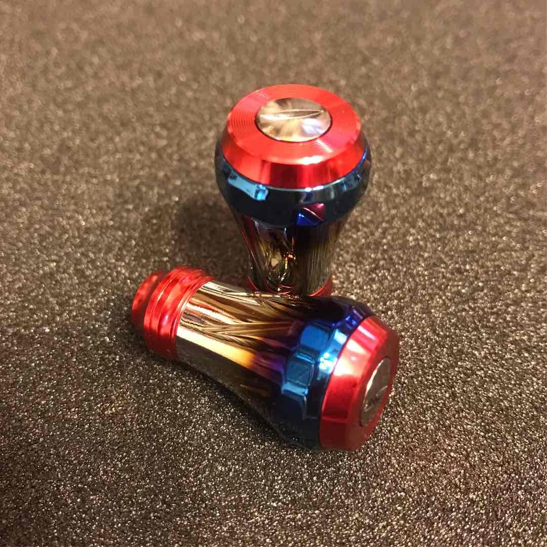 値下✴️最高品質✴︎3.4mm厚93mm✴︎アブ.ダイワ用オフセットハンドルセット