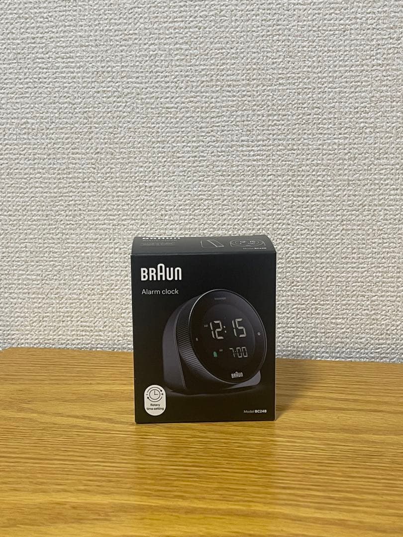 BRAUN デジタルアラーム時計 ブラック