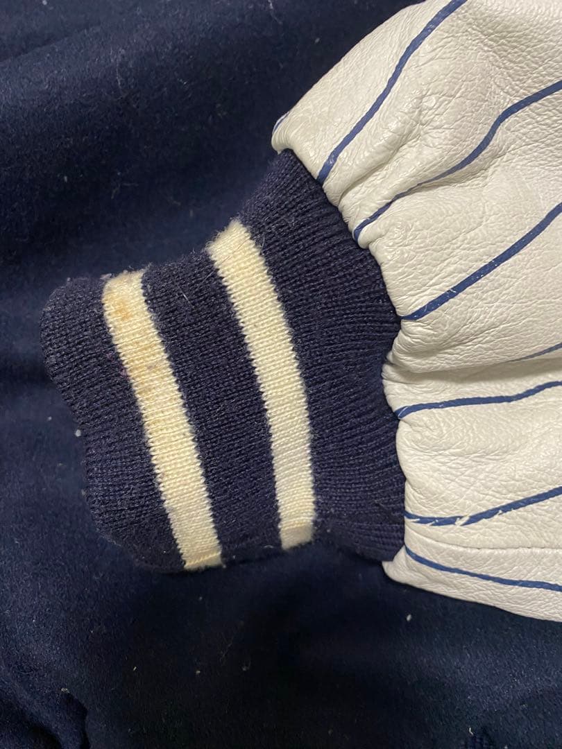 M*p様 MLB公式 JHデザイン ニューヨークヤンキース スタジャン 紺 ピン