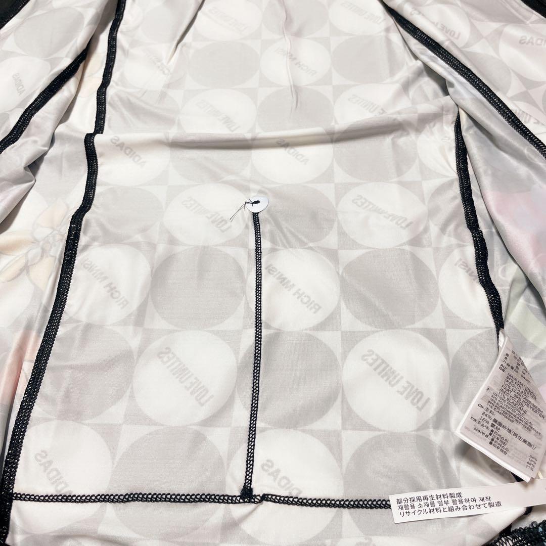 adidas × RICH MNISI コラボ　サイクルジャケット　総柄　ラス1