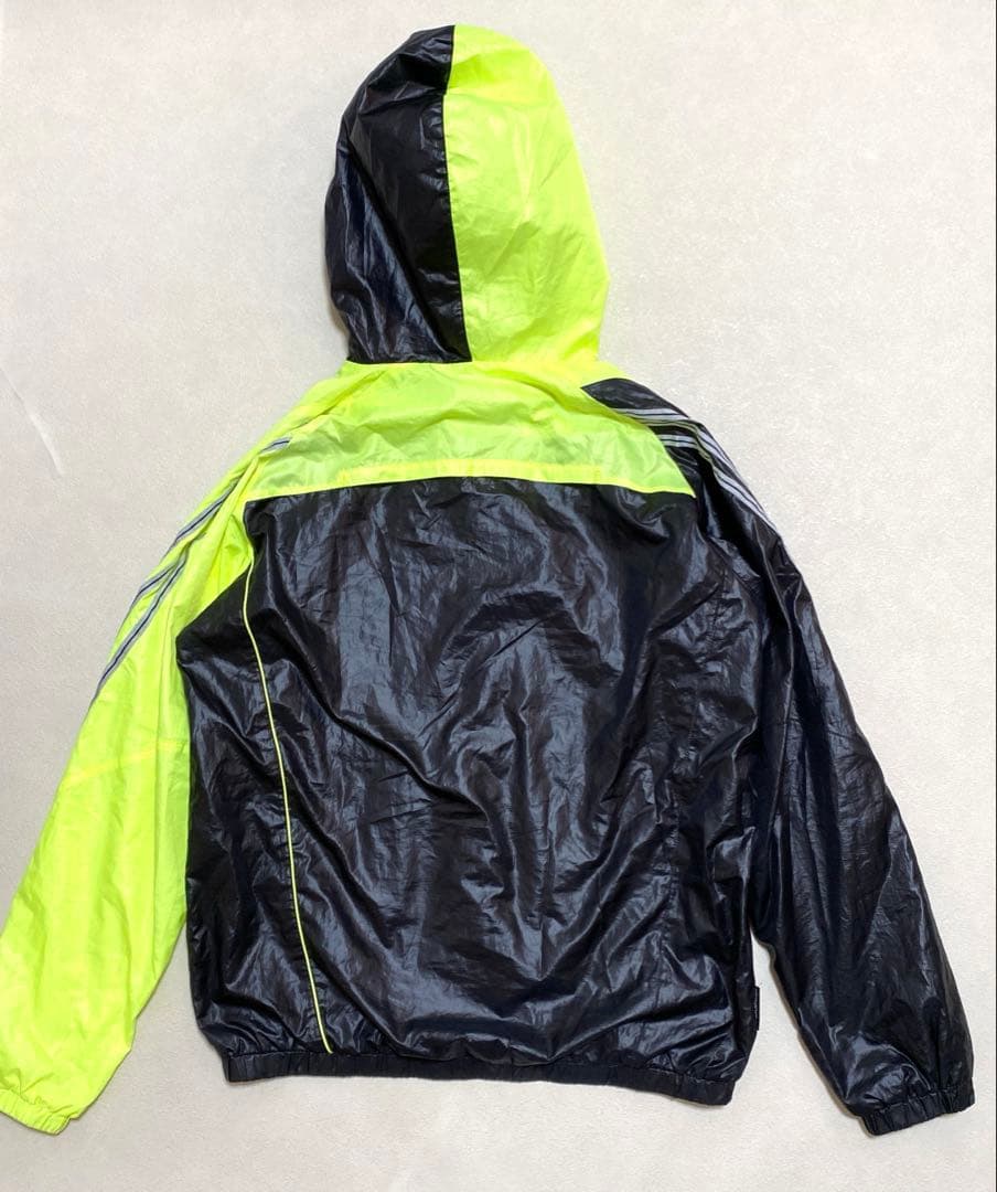 adidas professional ウィンドブレーカー　上下　黒 M＊QE