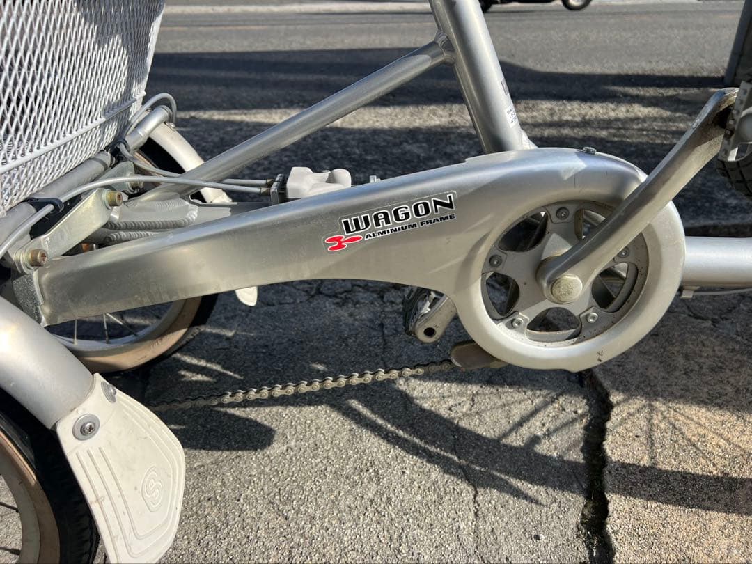 【101】 BRIDGESTONE ブリヂストン 三輪自転車 ワゴン スイング式