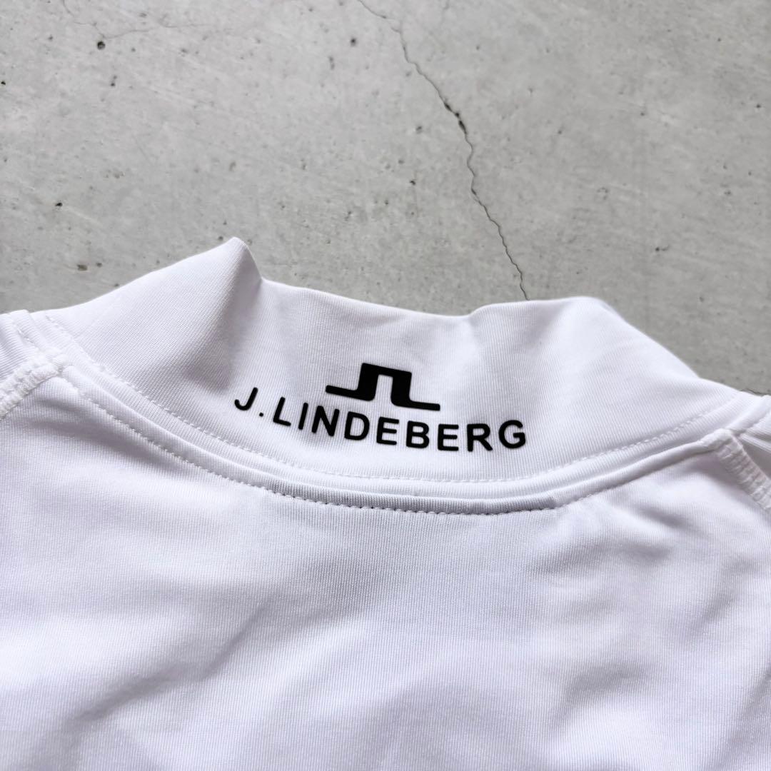 J.LINDEBERG ジェイリンドバーグ モックネックシャツ ストレッチ ロゴ