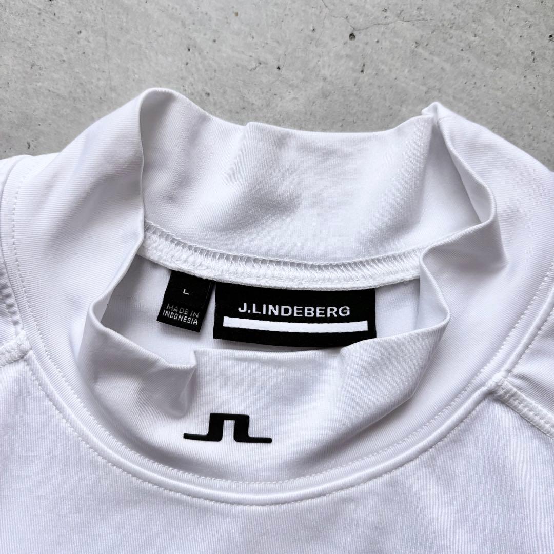 J.LINDEBERG ジェイリンドバーグ モックネックシャツ ストレッチ ロゴ