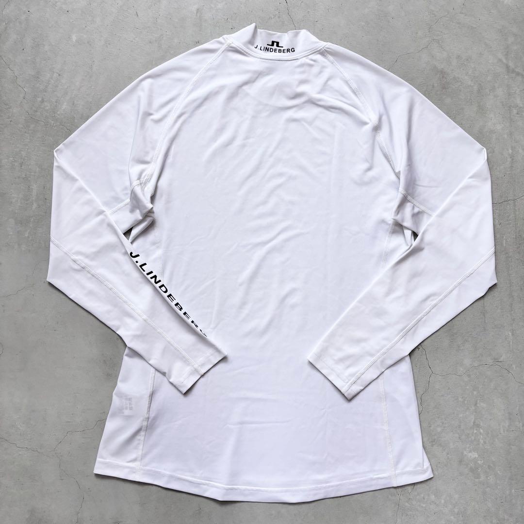 J.LINDEBERG ジェイリンドバーグ モックネックシャツ ストレッチ ロゴ