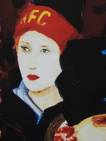 Elizabeth Peyton、Arsenal、希少画集画、新品額装付