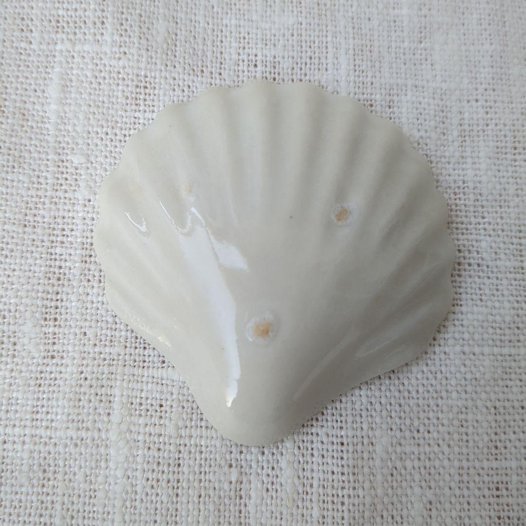 長峰菜穂子　豆皿　4客セット　貝殻の形