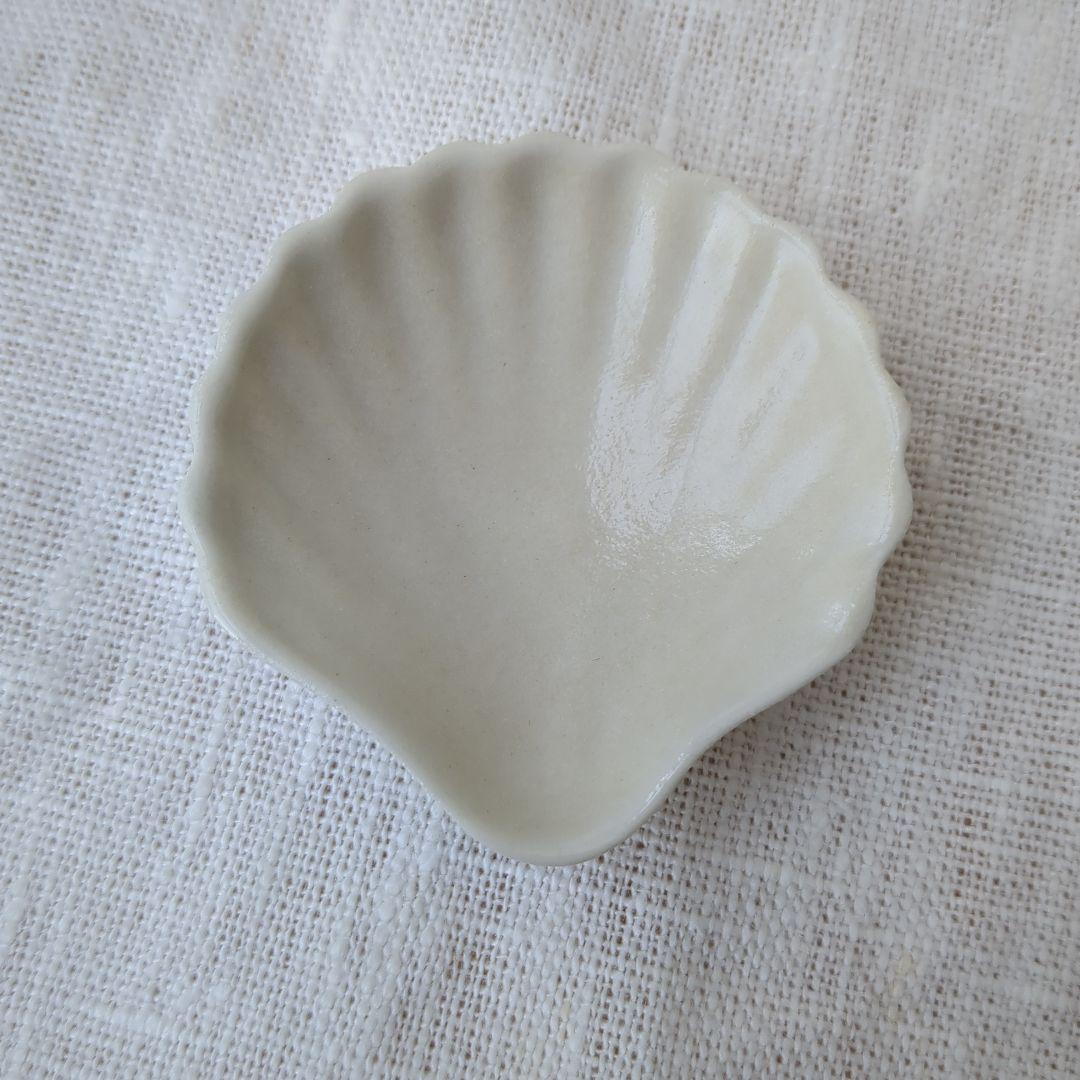 長峰菜穂子　豆皿　4客セット　貝殻の形
