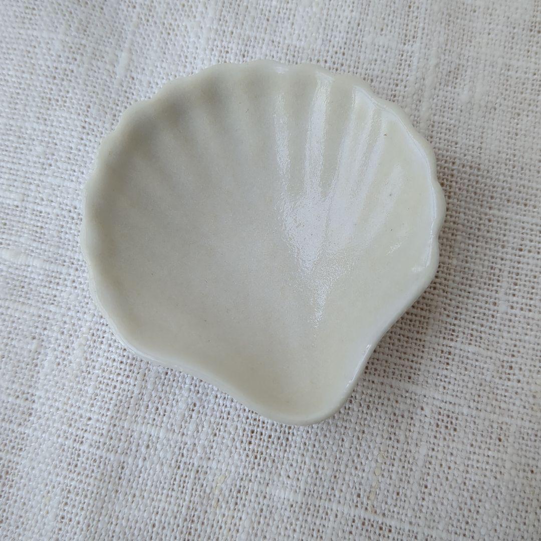 長峰菜穂子　豆皿　4客セット　貝殻の形