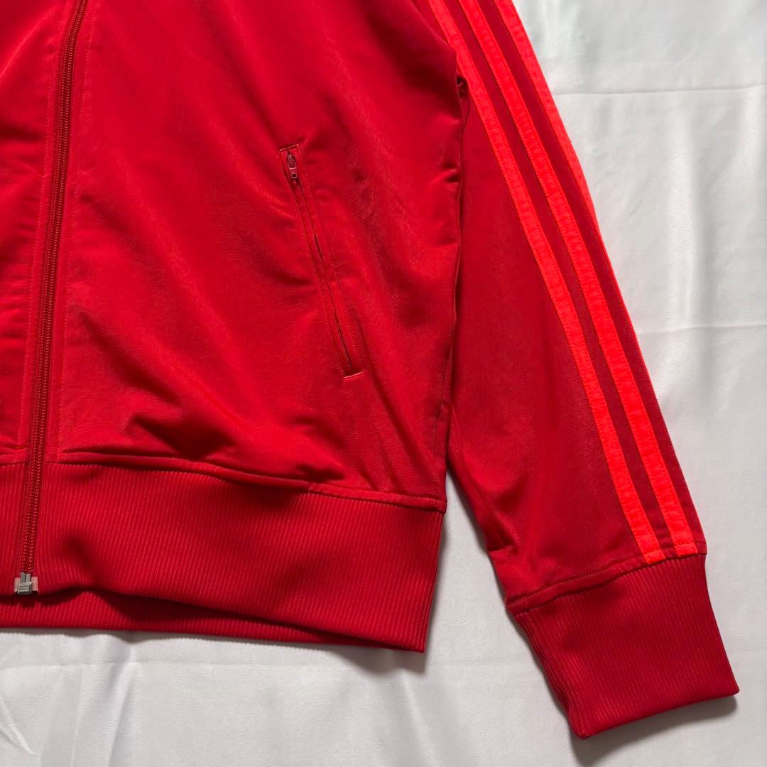 ☆希少　アディダス　ジャージ　トラックジャケット　ファイヤーバード　レッド　XL