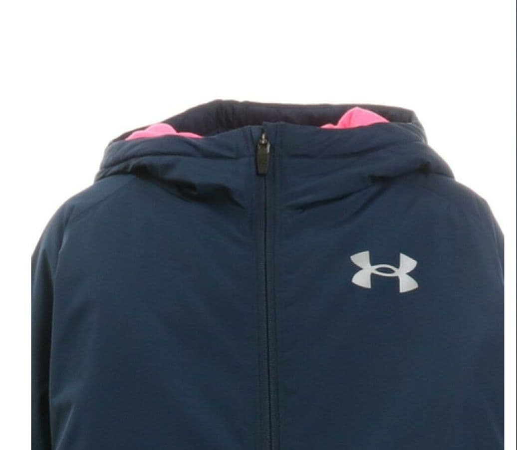 UNDER ARMOUR 子供用ダウンコート 150センチ（裏地ピンク）