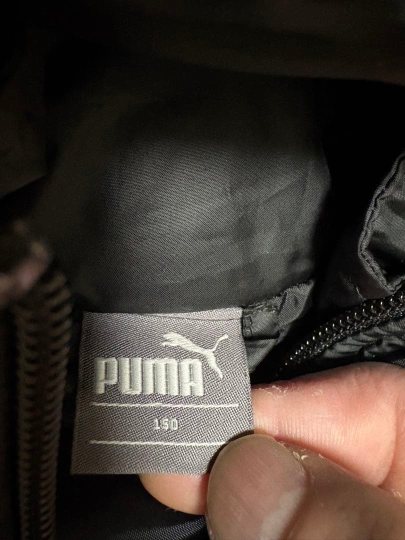 プーマ　PUMA ベンチコート　ダウン　サッカー　150 防寒　コート　刺繍