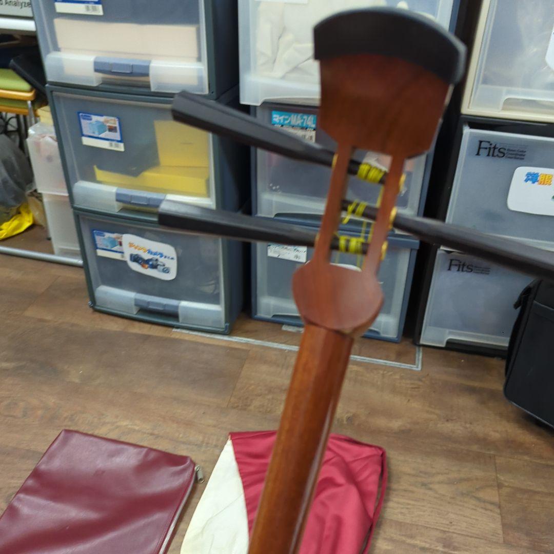 三味線 和楽器 本体 ケース付き 初心者 練習用 ジャンク？