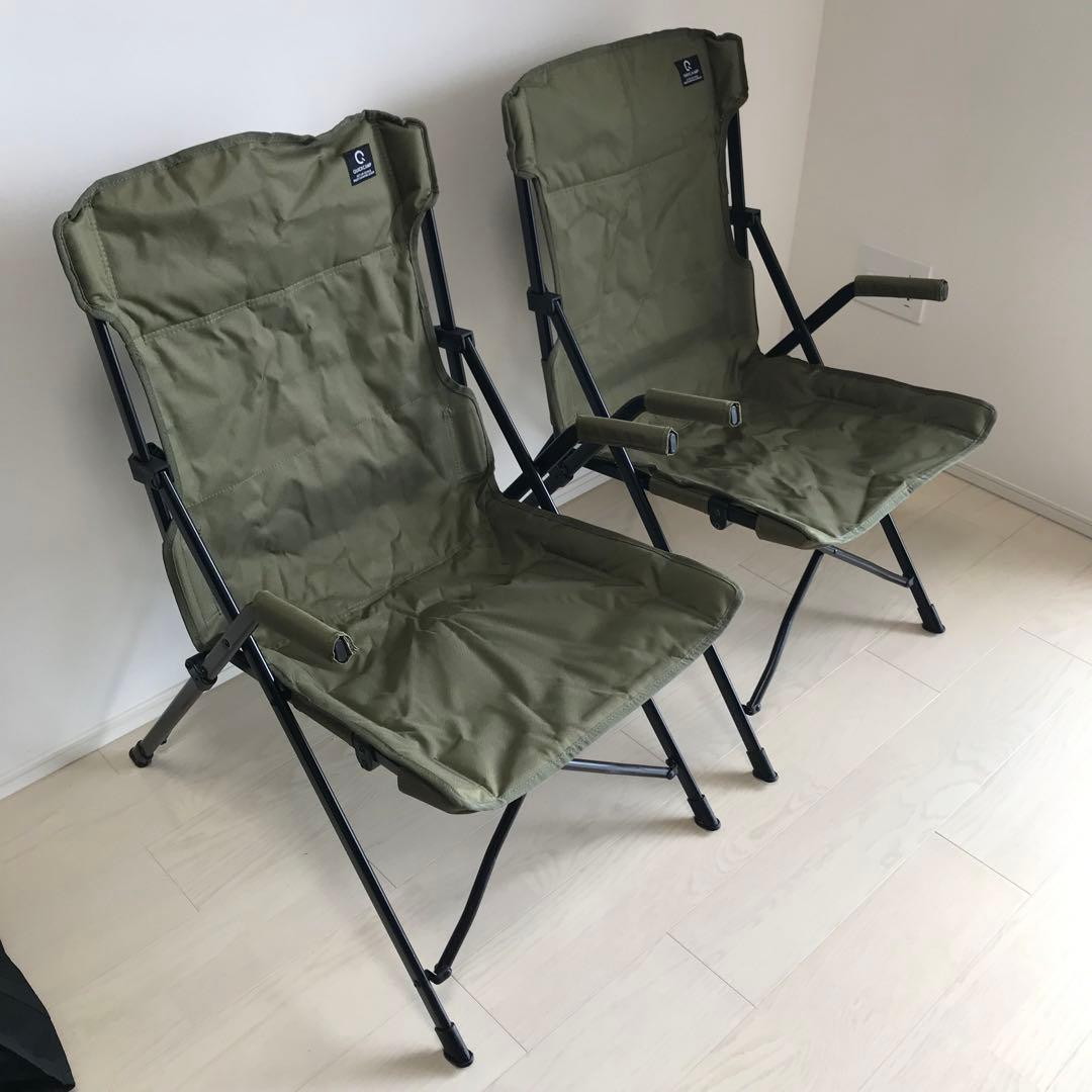 QUICKCAMP クイックキャンプ ハイバックチェア 折り畳みチェア キャンプ