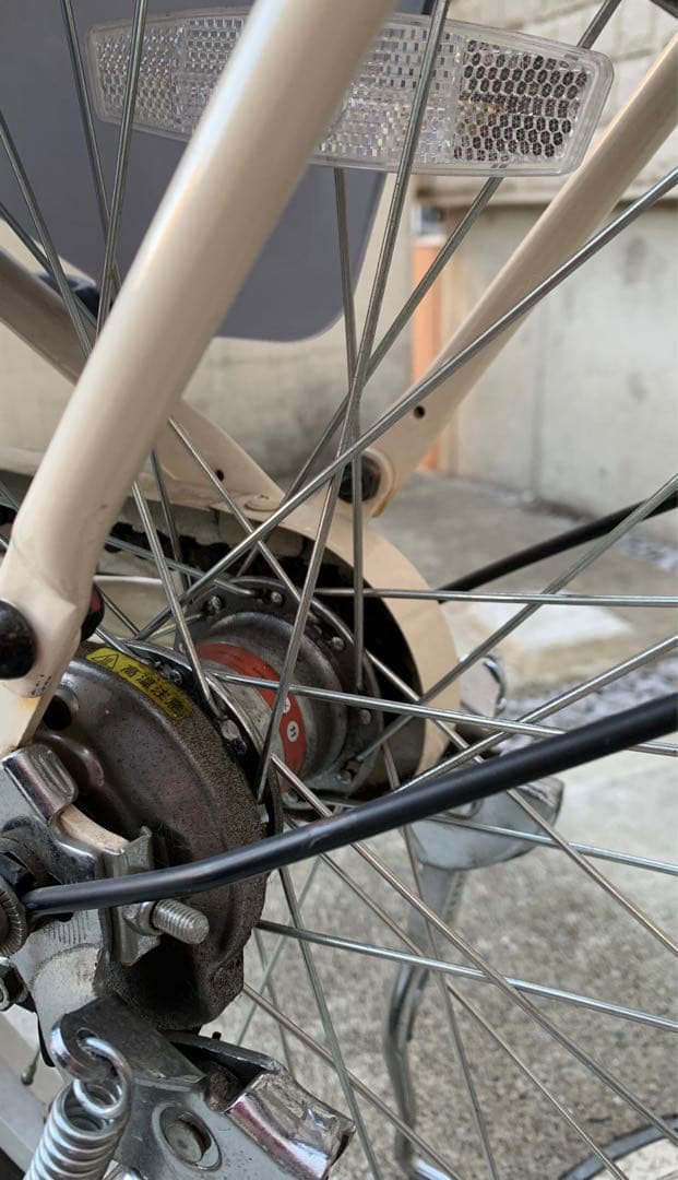 【手渡し限定】あさひ 自転車 クリームカーゴ 3段変速