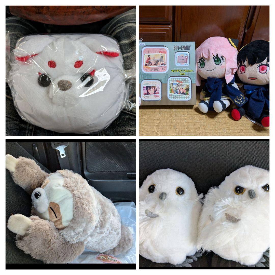 かわいい動物キャラクターぬいぐるみセット