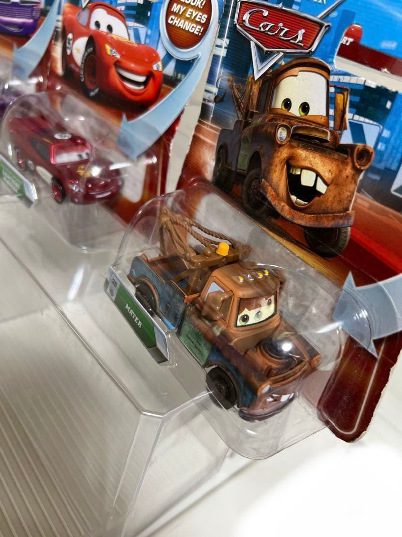 カーズ、マテル、BERT、マッティ、マックィーン、ラモーン、メーターアイチェンジ