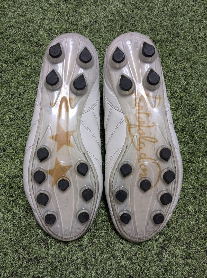 サッカー　スパイク　イタリア製　24.5cm　パントフォラドーロ　ホワイト　白