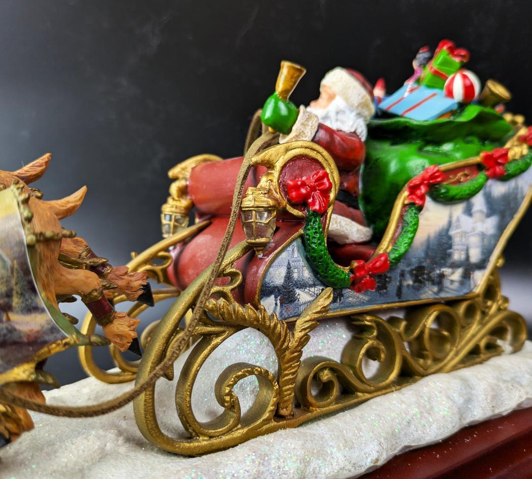 トーマス・キンケード サンタとトナカイ 『ナイト ビフォア クリスマス』 限定品