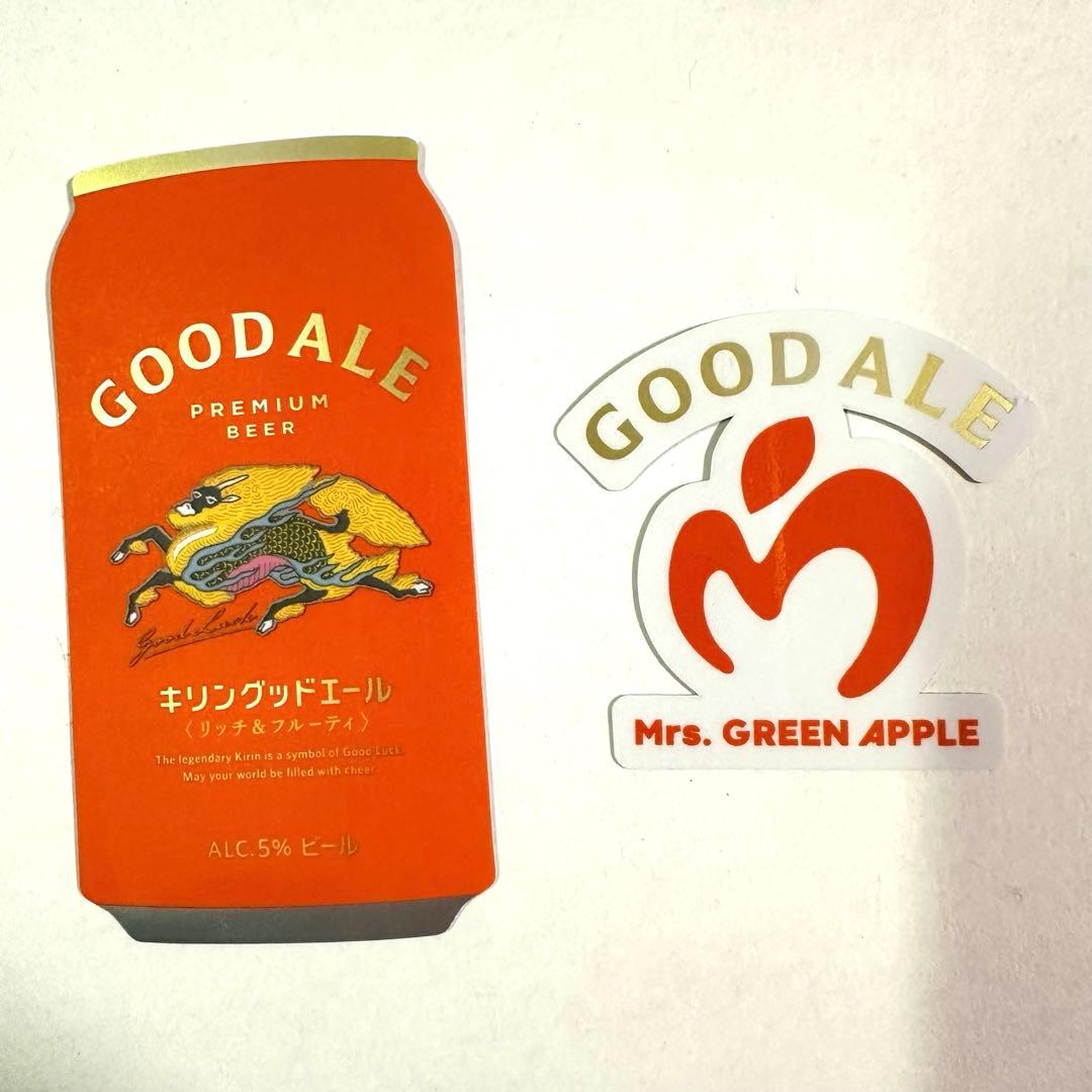 Mrs. GREEN APPLE ミセス キーホルダー グッドエール　ステッカー