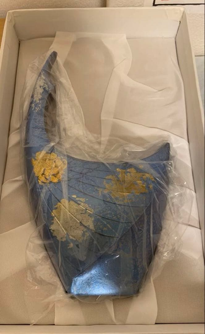 高岡銅器の花器　若鶴