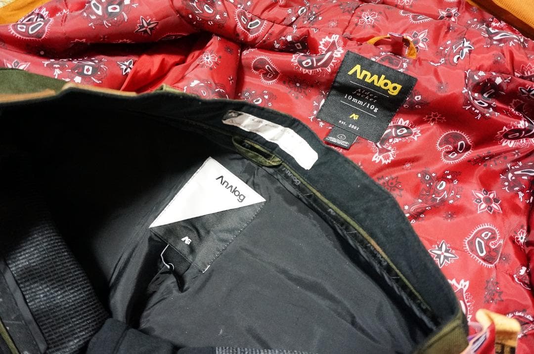 BURTON バートン スノーボードウエア ANALOGアナログ 上下セットL
