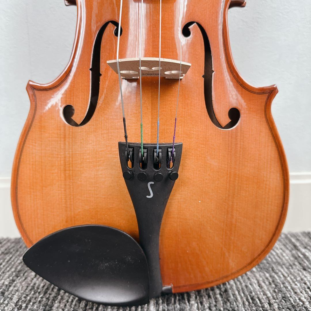 美品 Stentor ステンター ビオラ 15.5 初心者 弓 ケース付 貝装飾