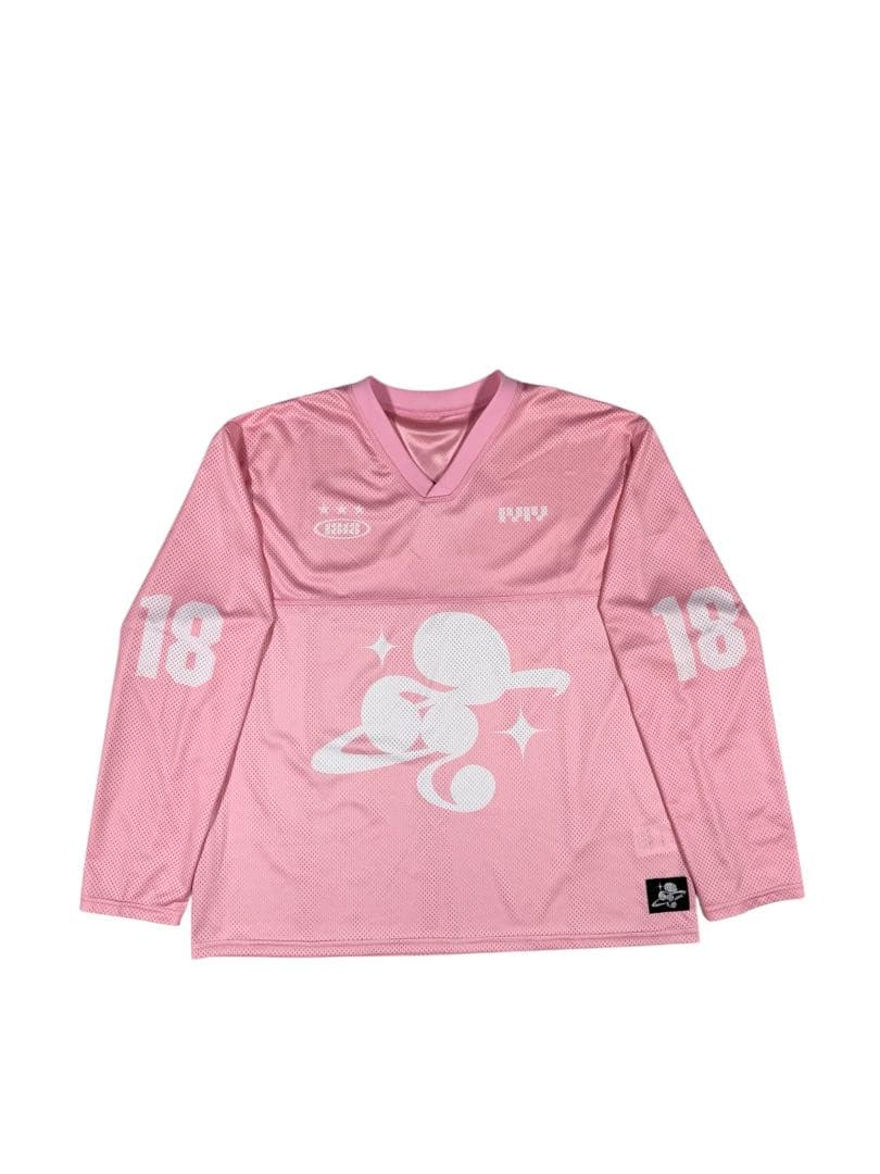 1818 MESH TEAM L/S TEE pink メッシュ ユニフォーム