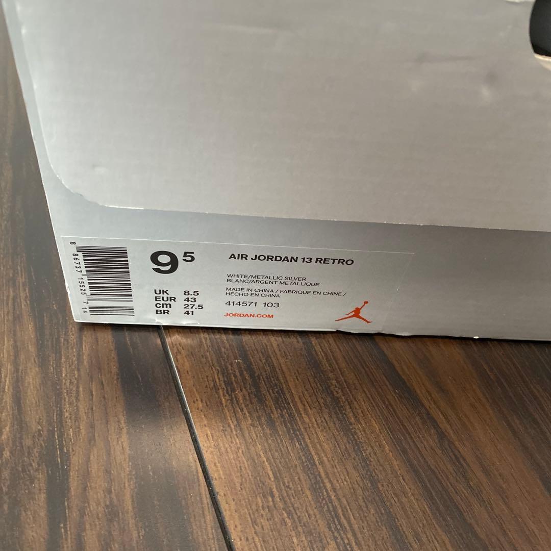 Air Jordan 13 Retro 9.5 ホワイト/レッド
