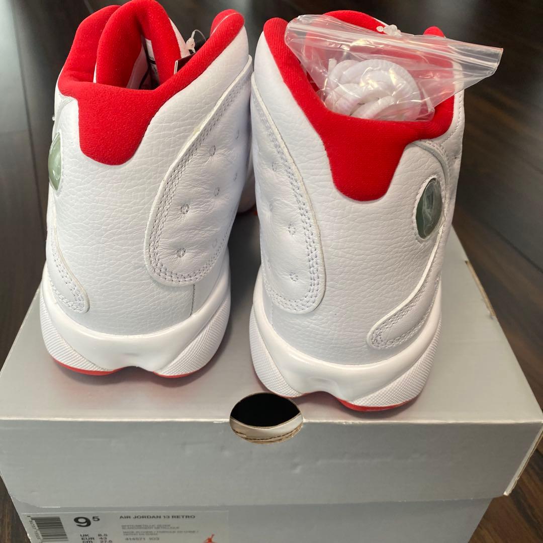 Air Jordan 13 Retro 9.5 ホワイト/レッド