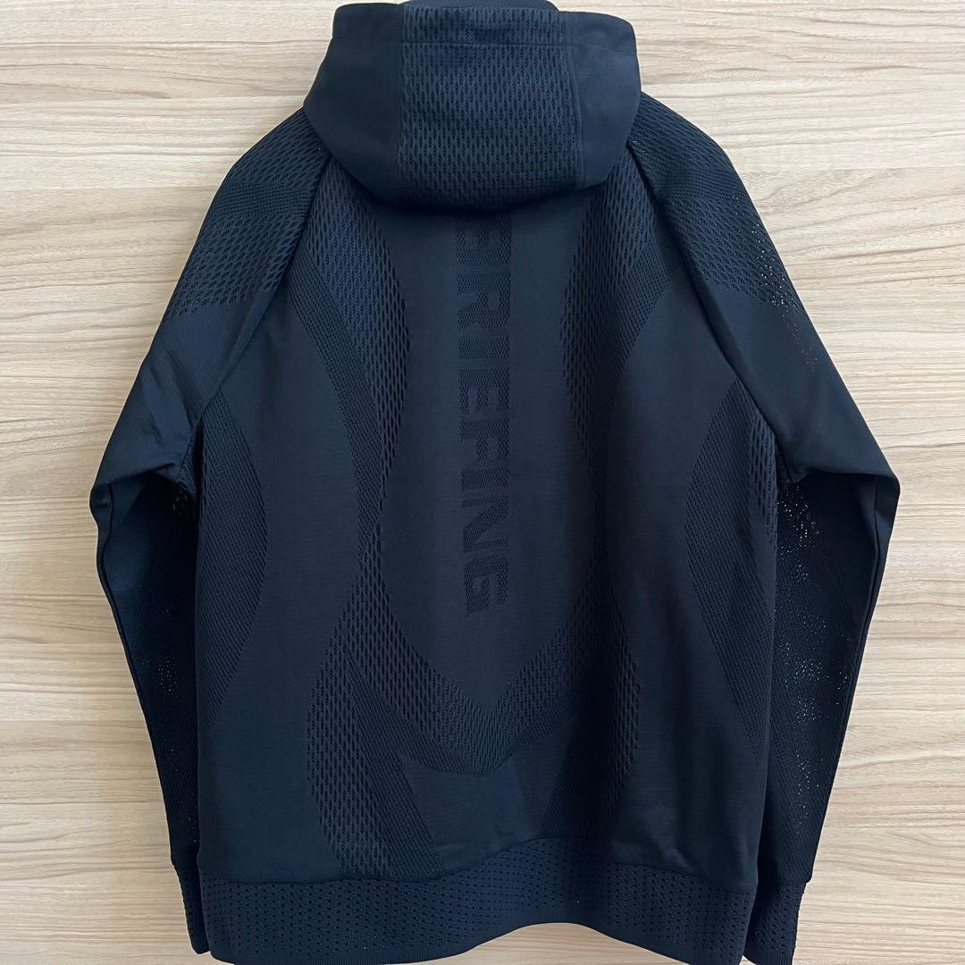 極美品★62,700円 BRIEFING RUSSEL PARKA 黒 メンズM