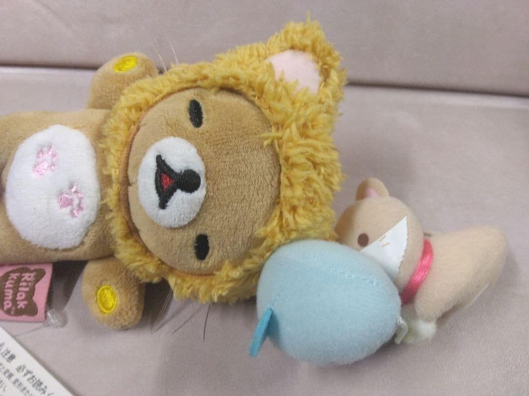 リラックマ 06キイロイトリとおもちゃ と　プチあつめてぬいぐるみ