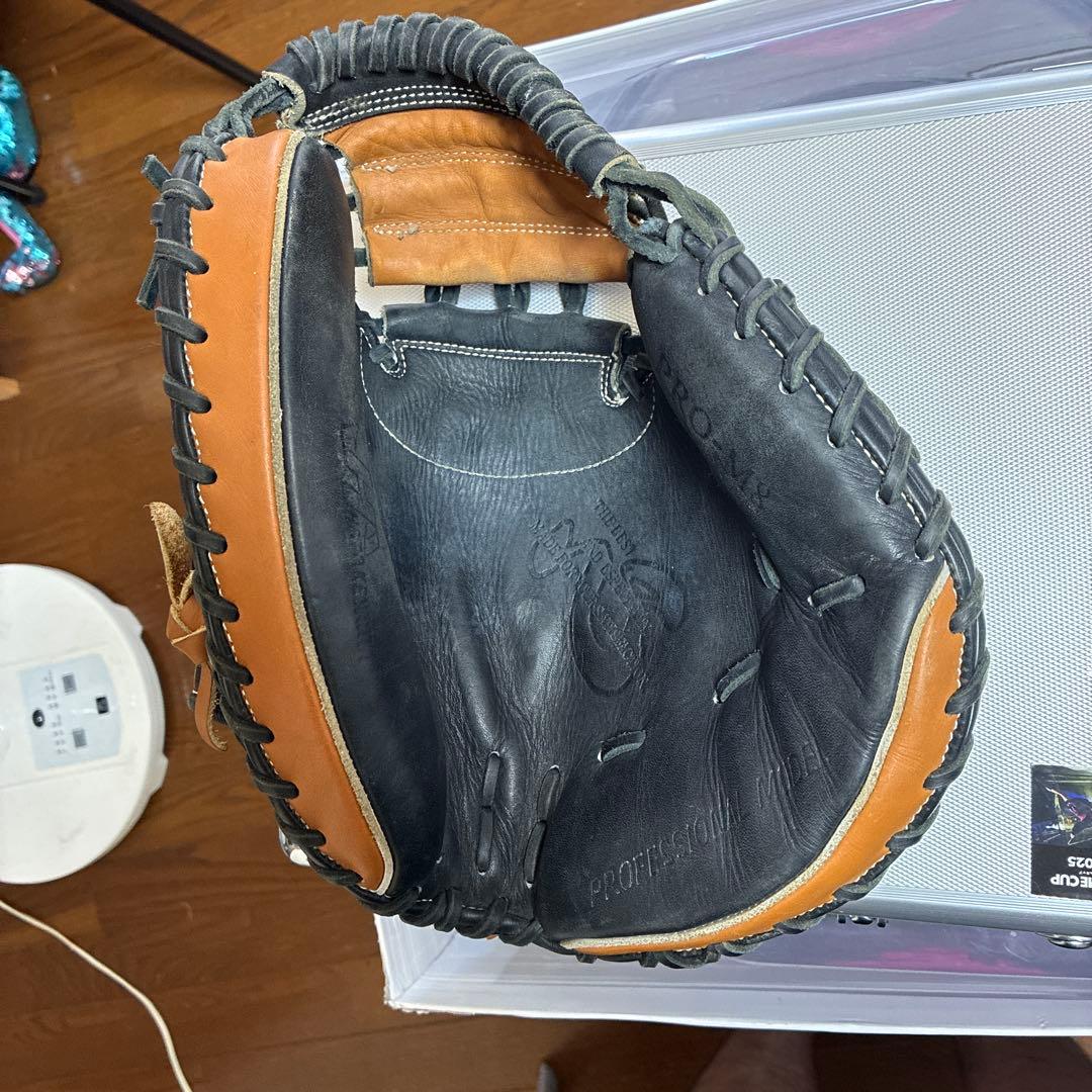 ハタケヤマ　軟式野球キャッチャーミット大人用