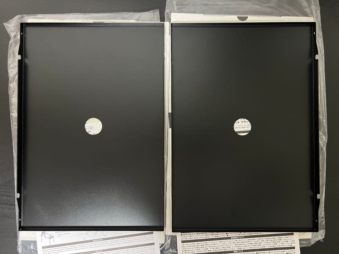 スノーピーク　ステンレストレー１ユニット FES-085-BK 2個