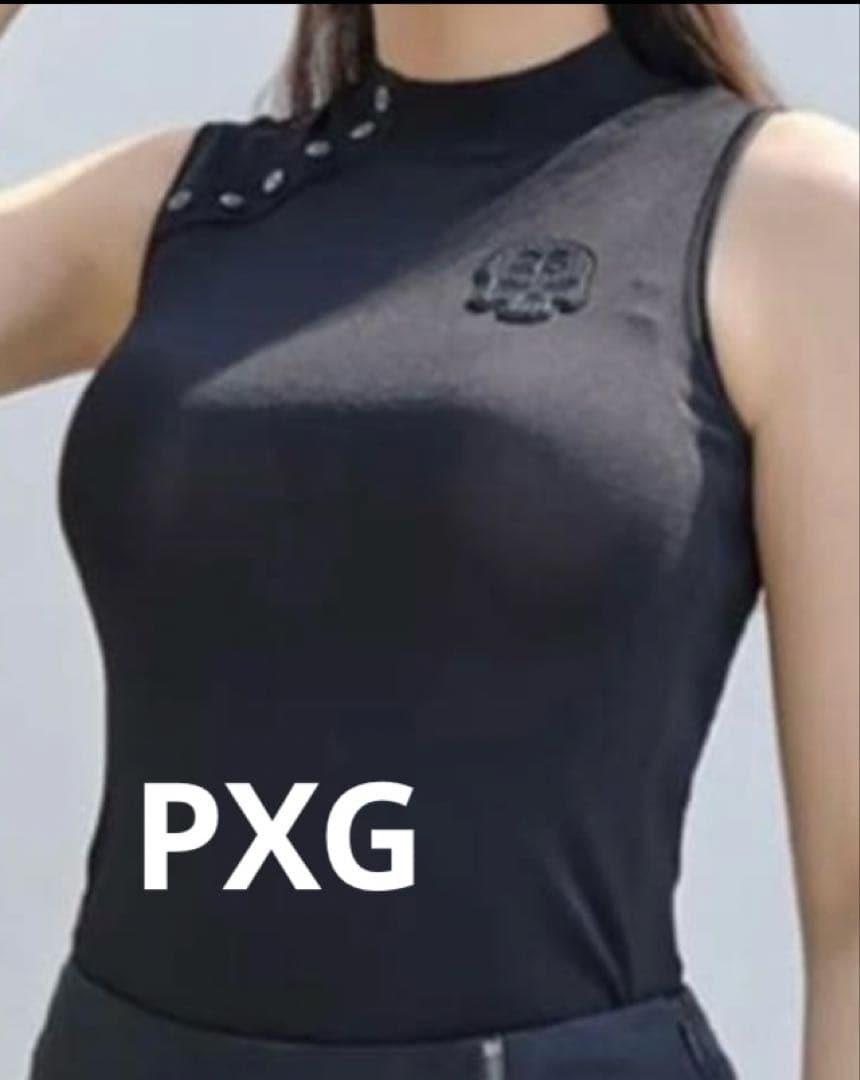 ⭐️PXG GOLFレディース ゴルフ ノースリーブ トップス スカル26ロゴ