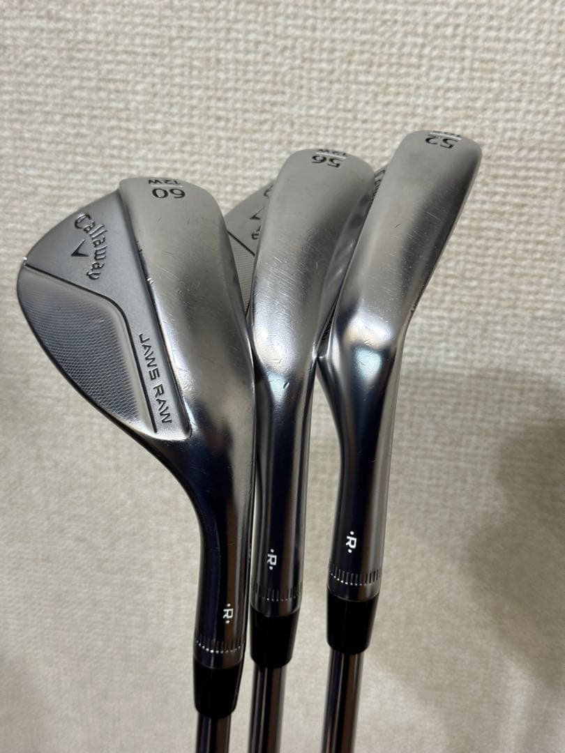 Callaway Jaws Raw ウェッジ52, 56, 60