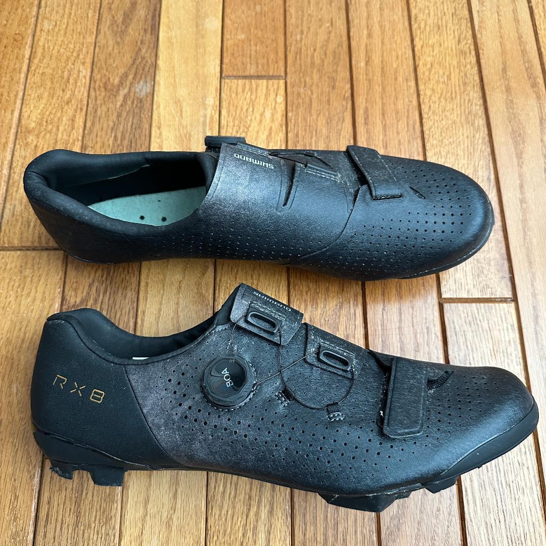 SHIMANO RX8 グラベルシューズ 29.8cm（EU47） ブラック