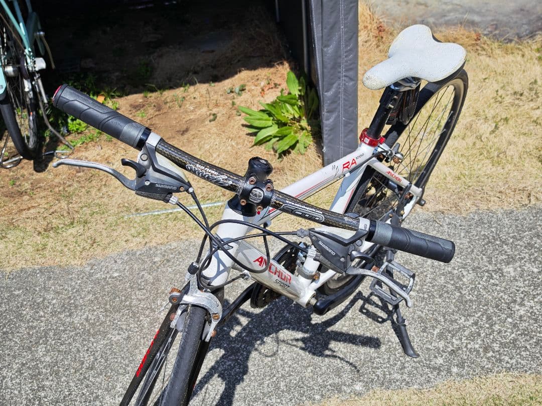 軽量！アンカーRA1000　ロードバイク→フラットバーロード化