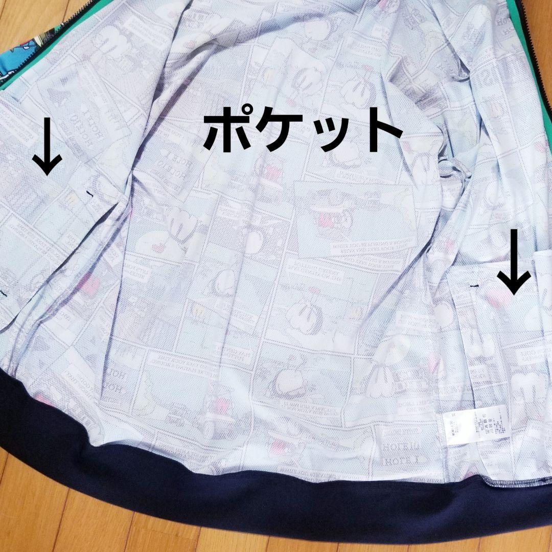 極美品　Munsingwear　ENVOY コミック柄 メッシュアウター　LL