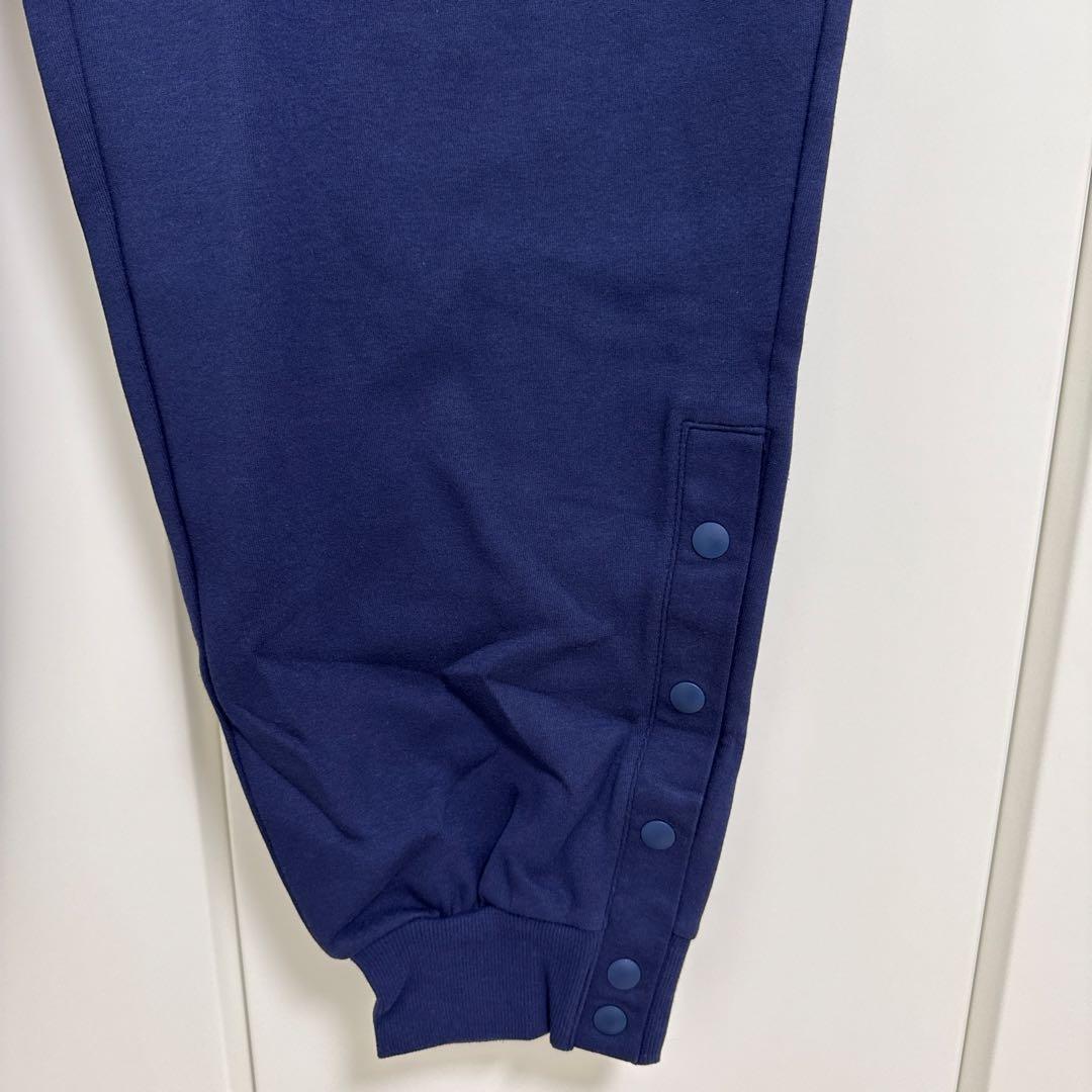 【新品タグ付】asicsスウェットパンツ 4XL ネイビー 裾ボタン バスケ
