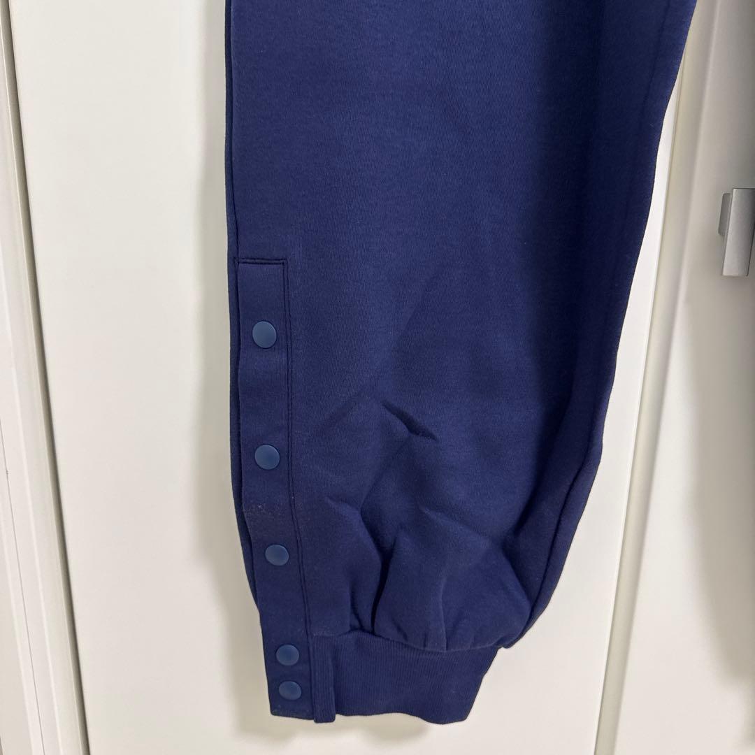 【新品タグ付】asicsスウェットパンツ 4XL ネイビー 裾ボタン バスケ