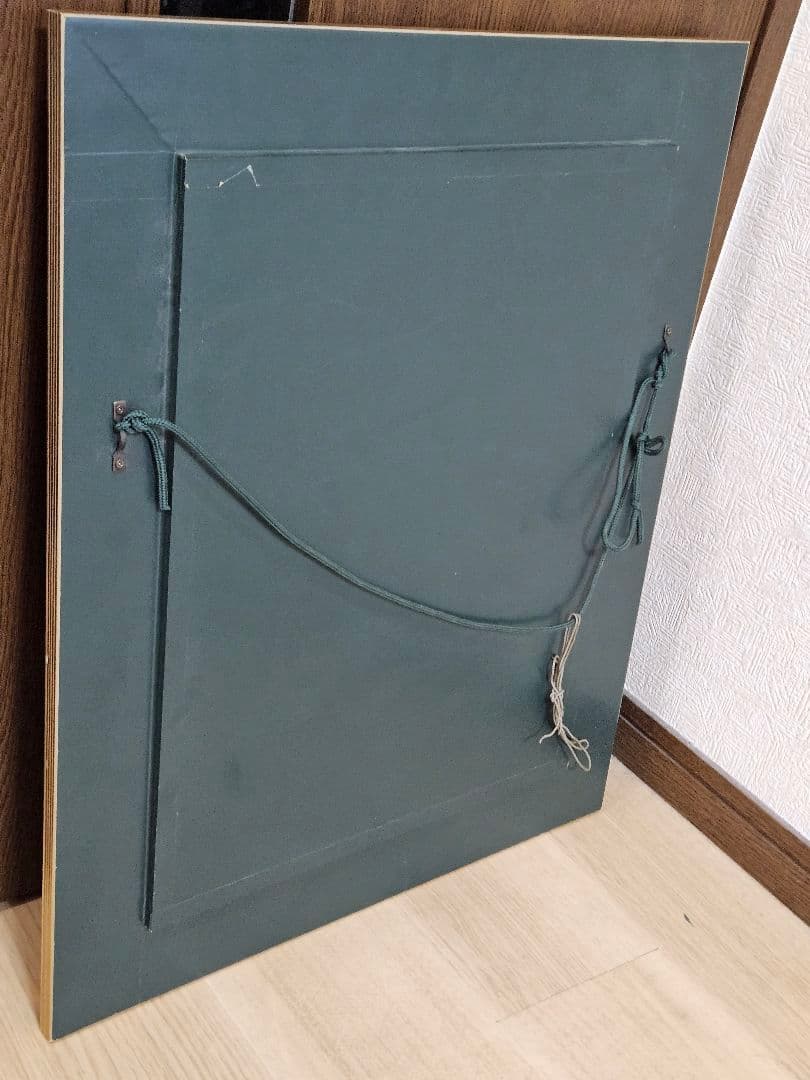 真珠の耳飾りの少女 バロック絵画 フェルメール複製画 外枠58x47.5cm