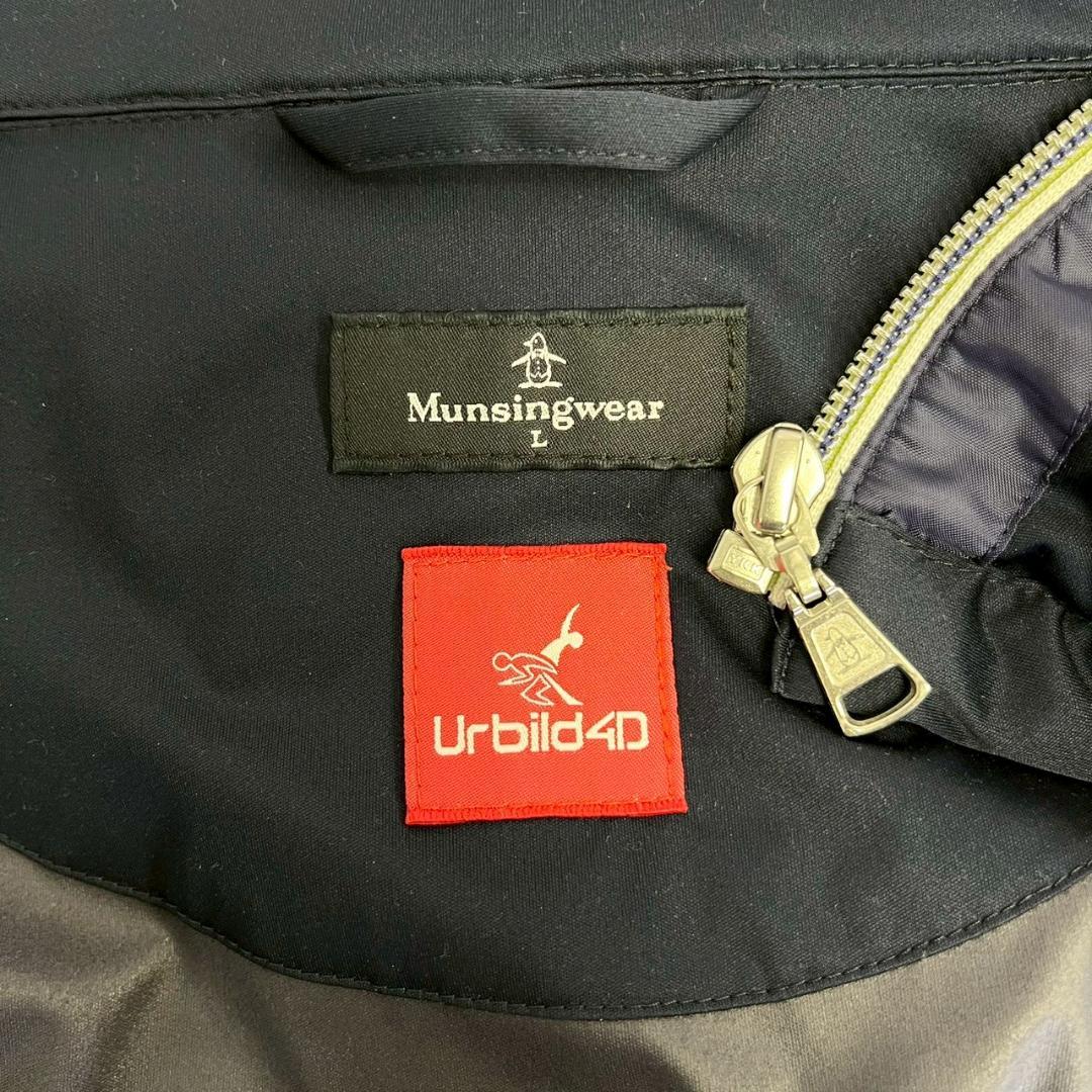 古着 Munsingwear レディースゴルフ ネイビー ジャケットL 0147