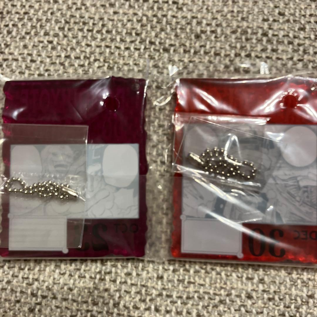 ワンピースベースショップくじ アクリルブロックチャーム　ドフラミンゴ＆アブサロム